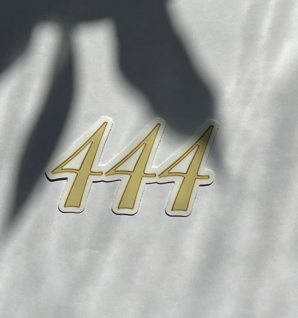 Gold Angel Number Stickers