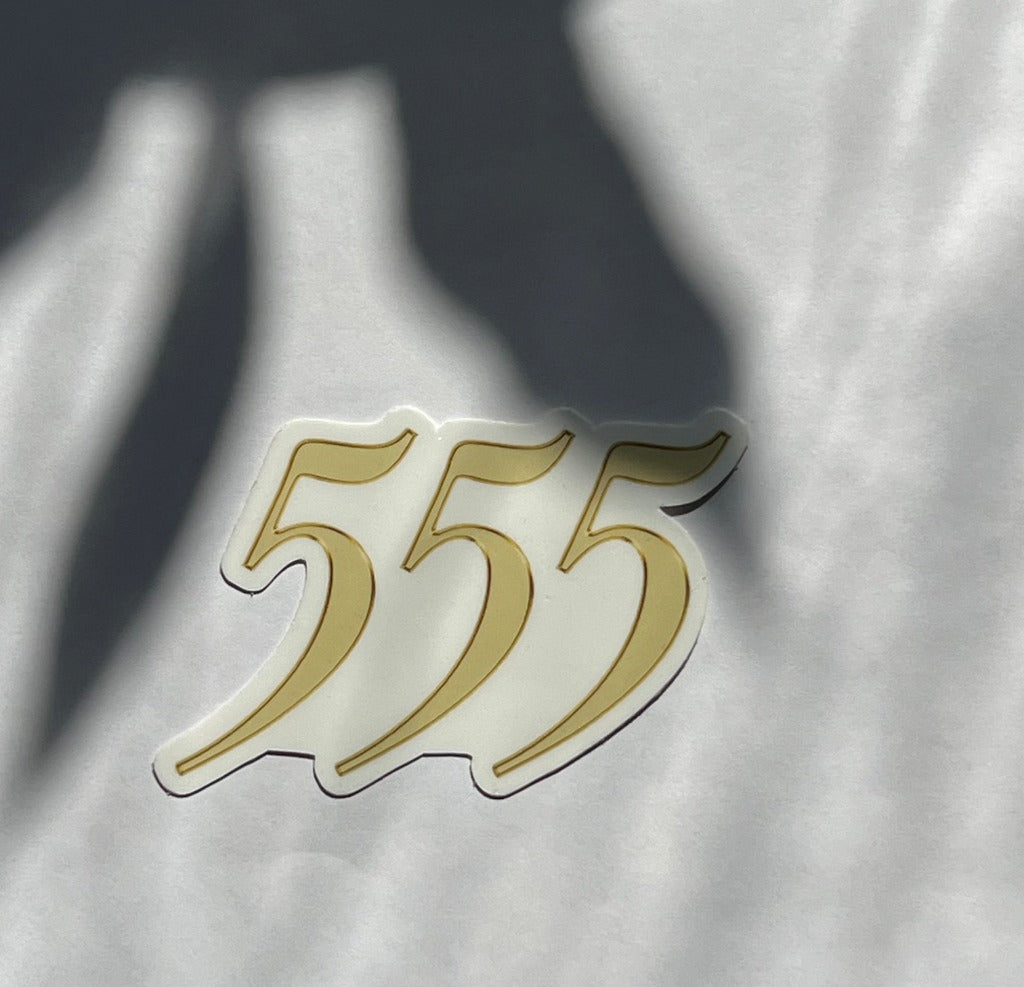 Gold Angel Number Stickers