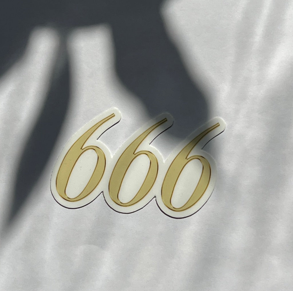 Gold Angel Number Stickers