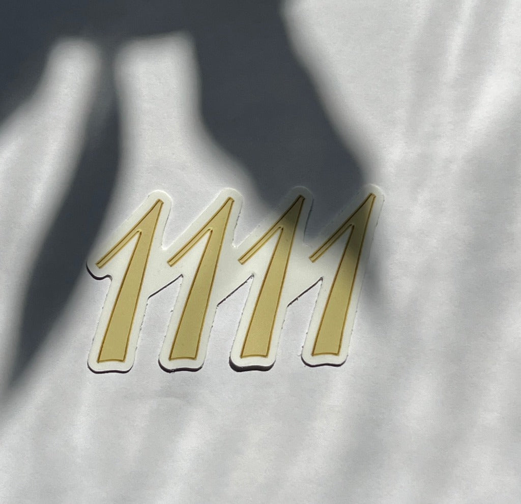 Gold Angel Number Stickers