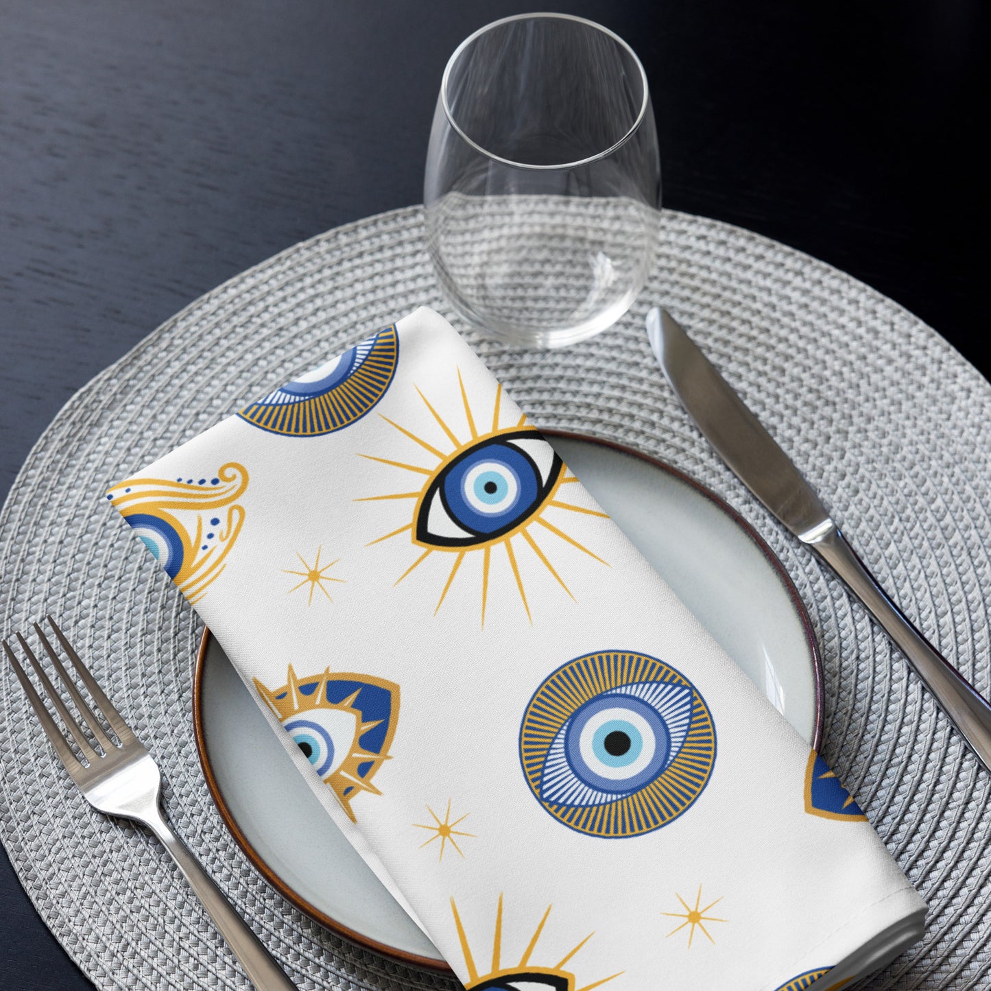 Evil Eye Cloth Napkin Set